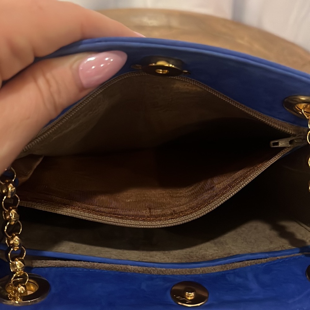 Tiffany and Co Suede blue bucket bag - Picture 10 of 15